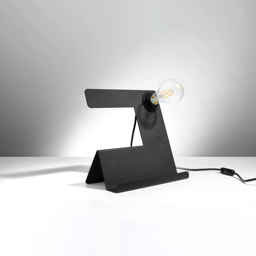 Sollux Lighting Stalinis šviestuvas INCLINE juodas