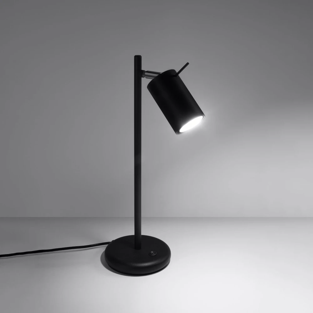 Sollux Lighting Stalo lempa RING juoda