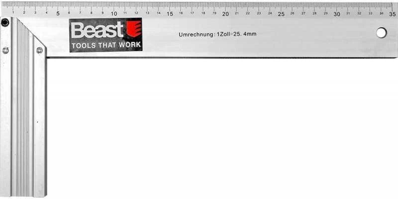 Beast Stalių matuoklis Aliumininis 35cm