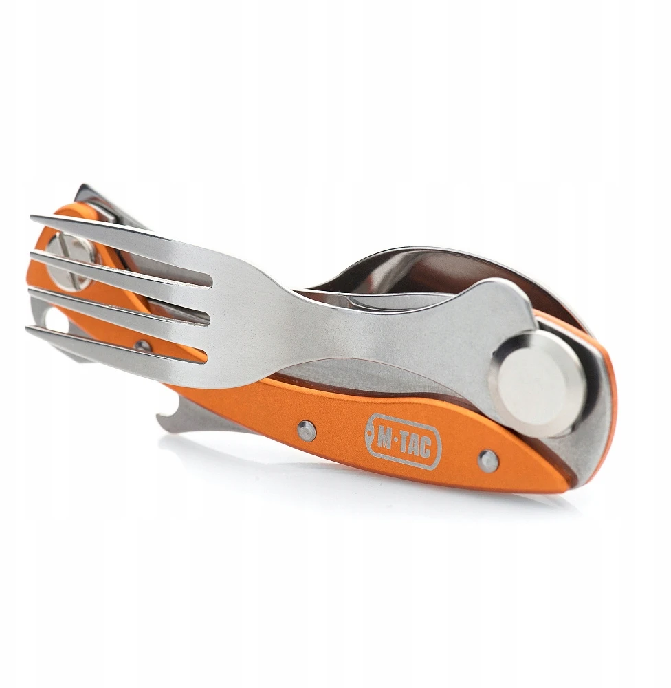 M-Tac Folding Cutlery Set Sulenkiamas valgymo įrankių rinkinys