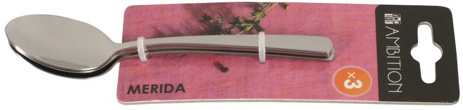 Stalo šaukštai AMBITION MERIDA, nerūdijantis plienas, 3 vnt.