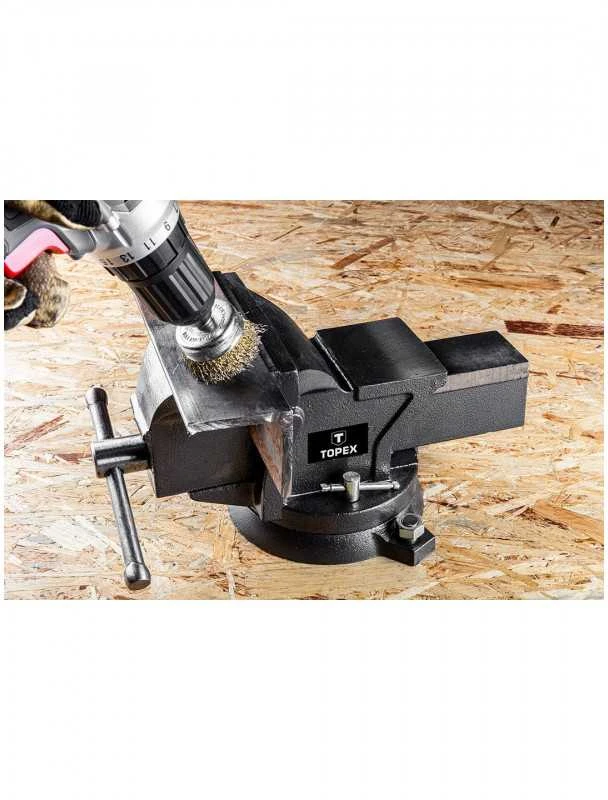 Spaustuvas su priekalu Topex, 150mm 07A215