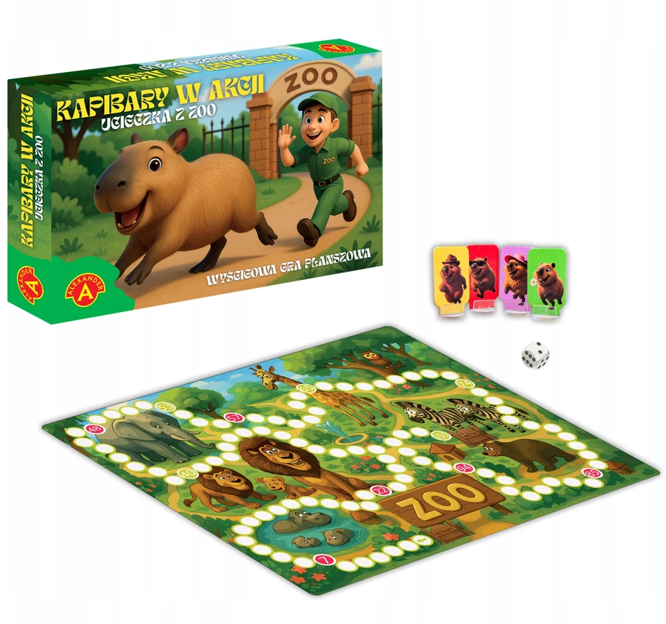 Alexander stalo žaidimas Kapibarai veikia – pabėgimas iš zoologijos sodo GR0898