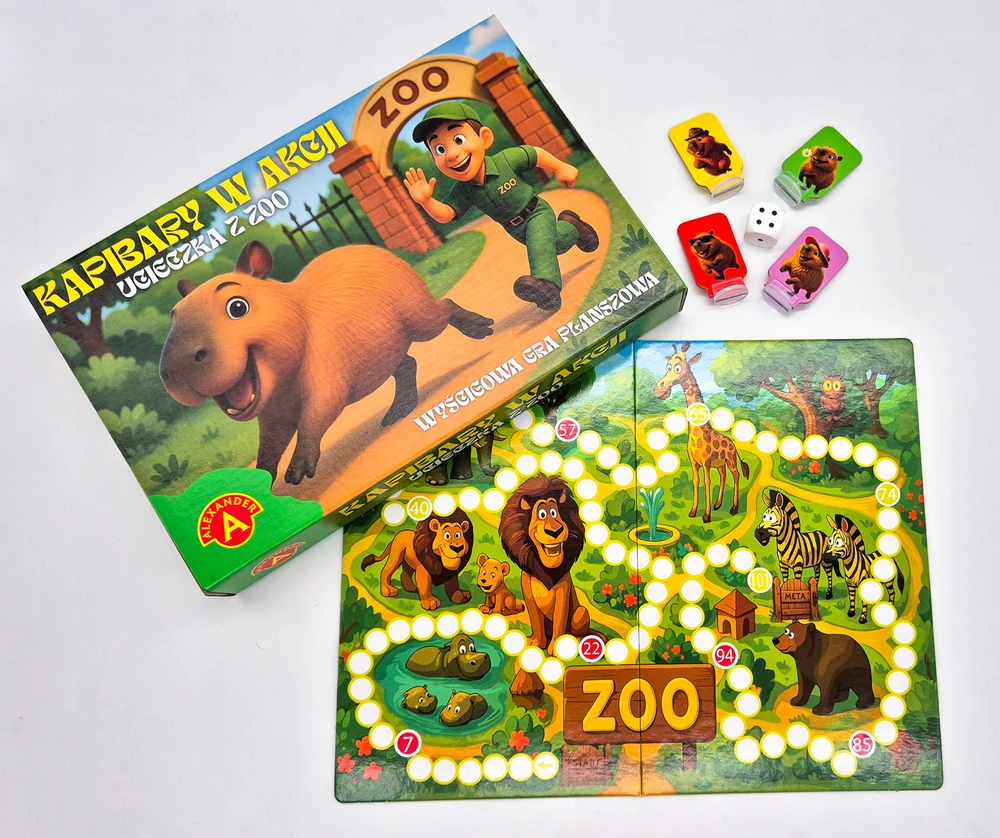 Alexander stalo žaidimas Kapibarai veikia – pabėgimas iš zoologijos sodo GR0898