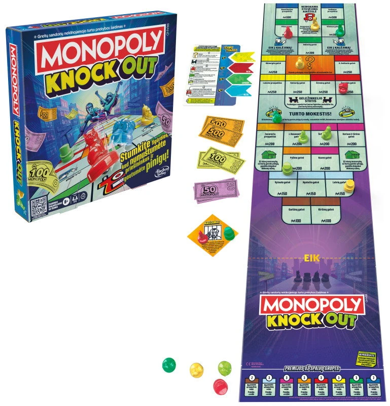 MONOPOLY Žaidimas „Monopolis“, (lietuvių kalba)