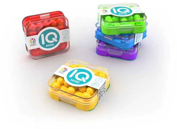 Stalo žaidimas Smart Games IQ Mini IUVI Games Kamuoliai dėlionės Užduočių kelionė