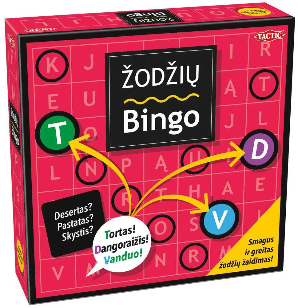 Tactic Stalo žaidimas - Žodžių BINGO (Lietuvių kalba)