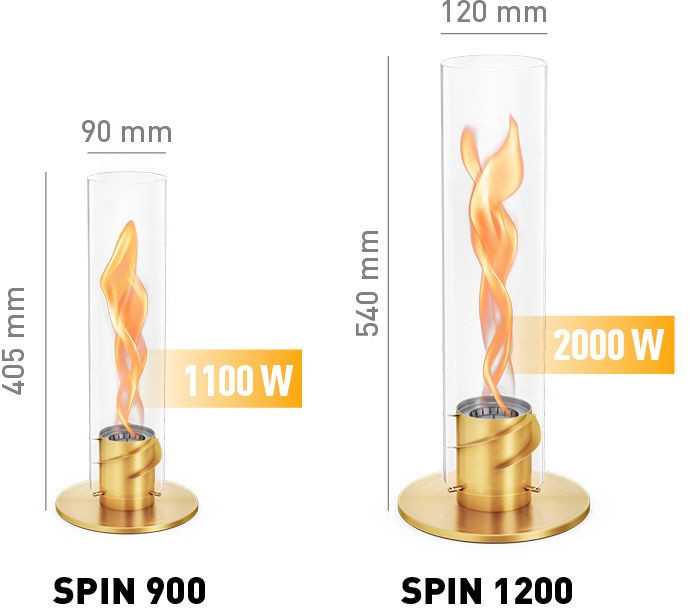 Stalo židinys HOFATS SPIN 900 auksinis