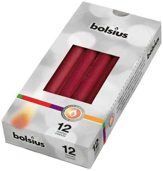 Bolsius ŽVAKĖ STALO 24.5CM RAUDONA