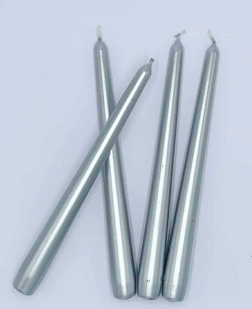 Stalo žvakės Bolsius 245x24mm sidabro sp.
