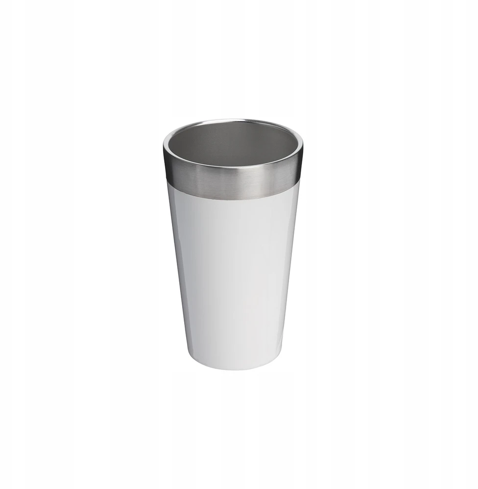 Stanley Alaus bokalas The Stacking Tumbler 0,47 l blizgus baltas