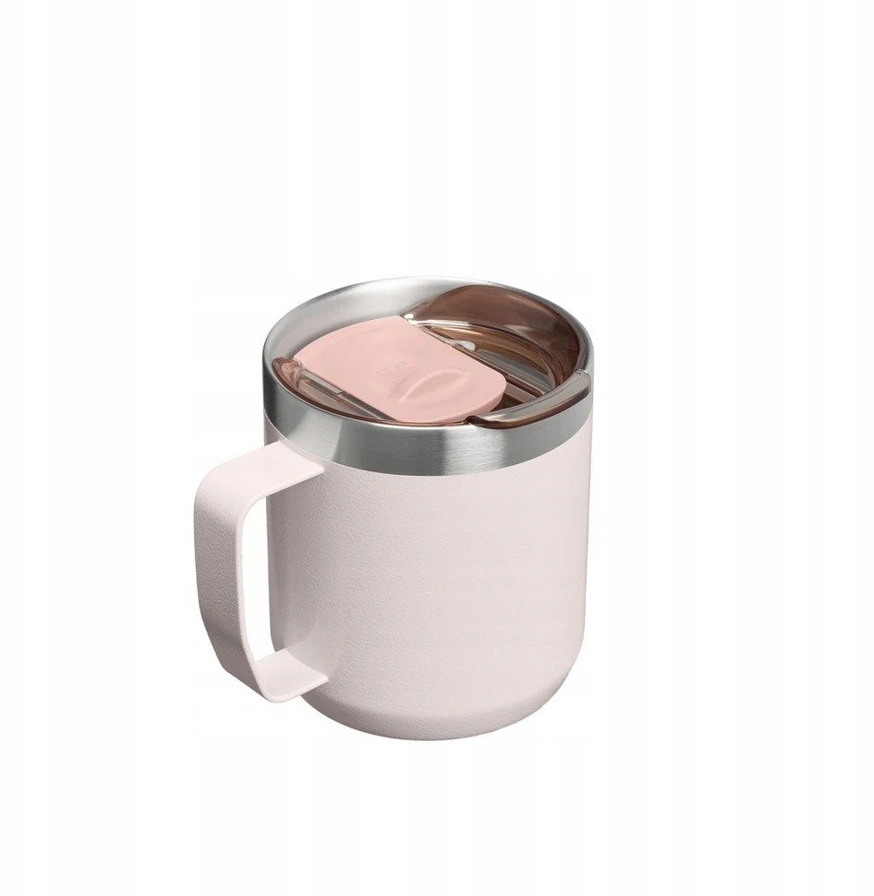 Stanley Everyday Hammertone rožinio kvarco termo puodelis stovyklavimui, 0,35 l