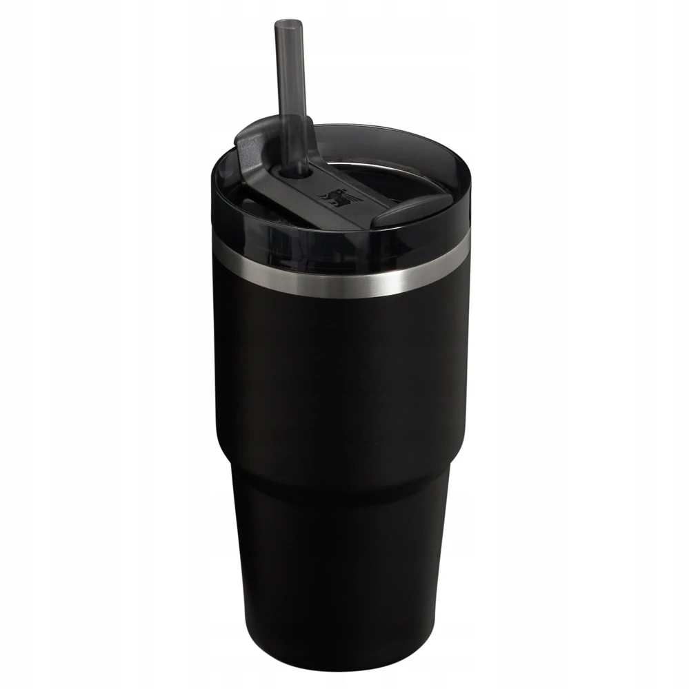 Gertuvė Stanley Quencher H2.O FlowState 0.6 l Juodas juoda