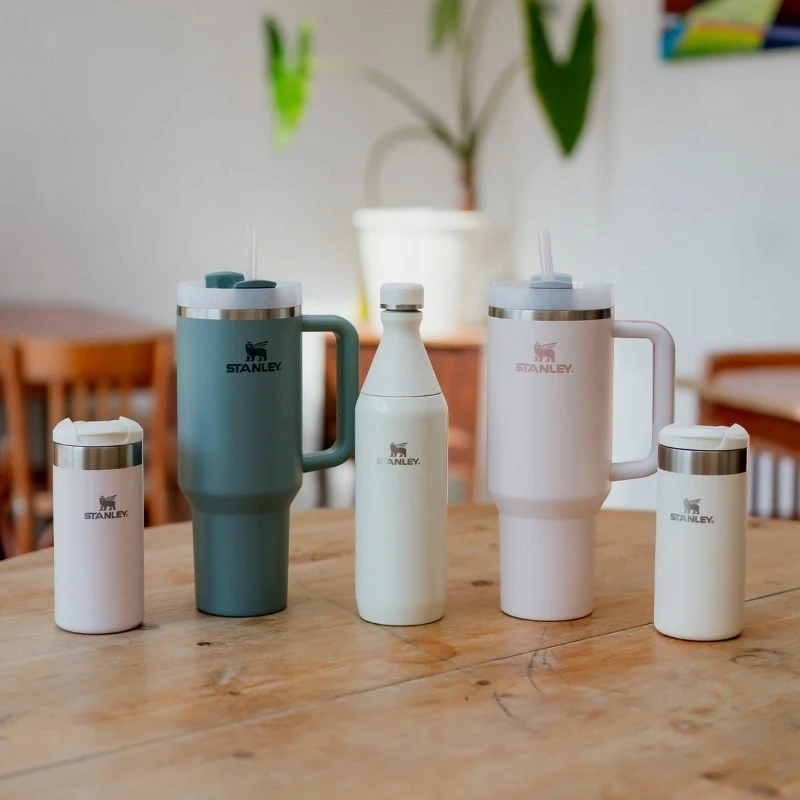 Gertuvė Stanley Quencher H2.O FlowState Tumbler 1.2L - rožinio kvarco spalvos