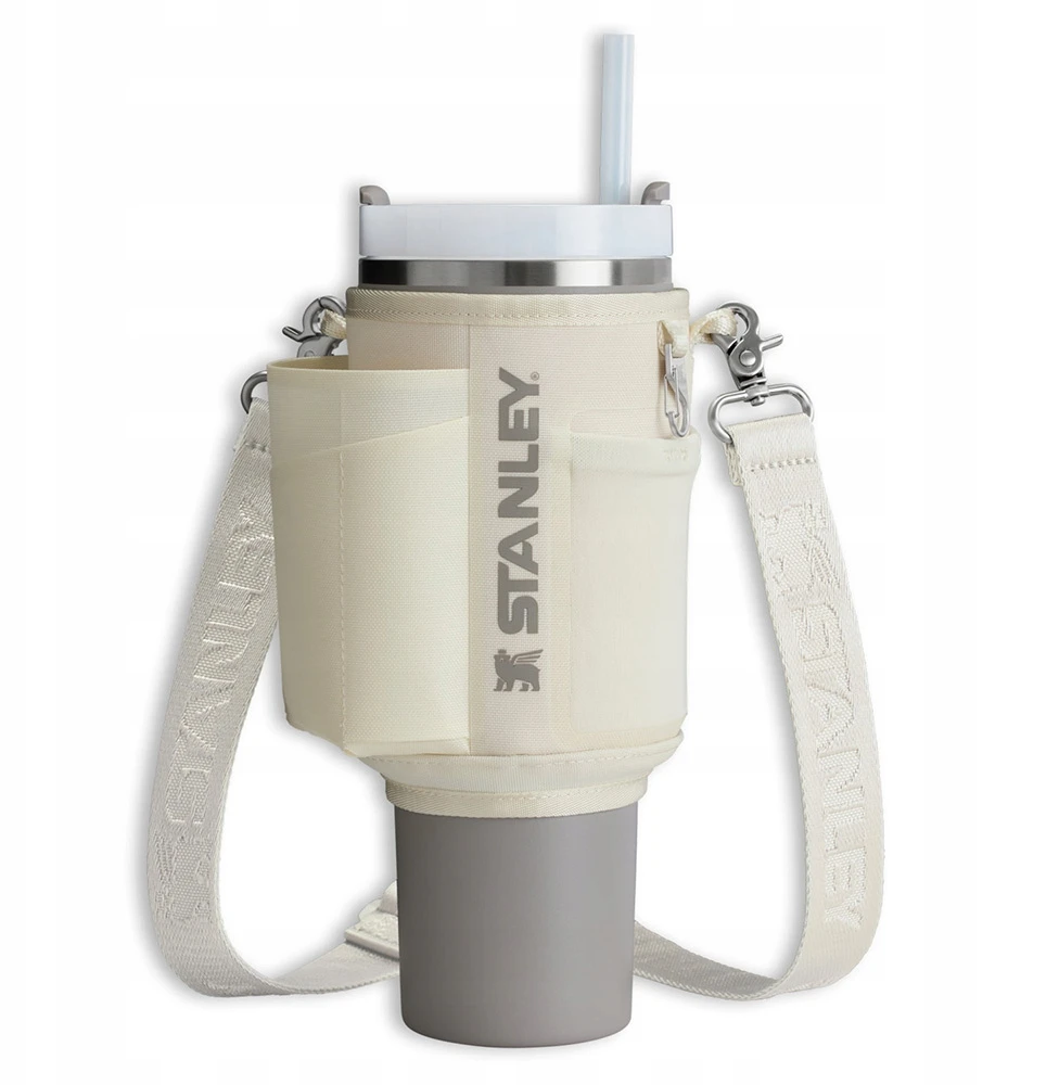 Gertuvės krepšys su kišenėmis Stanley All-Day Quencher Carry-All 0,89 L - kreminės spalvos
