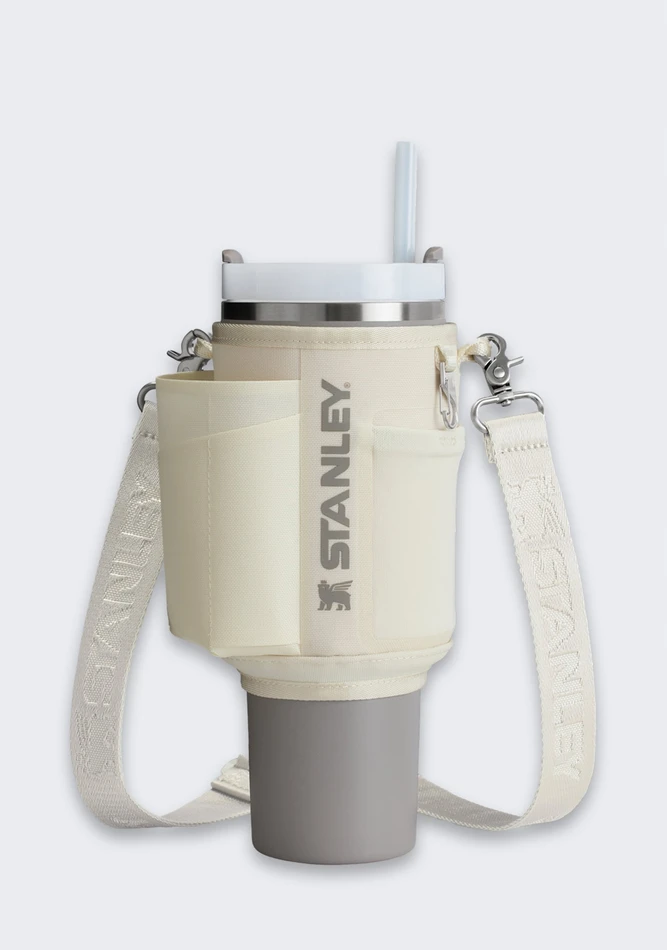 Gertuvės krepšys su kišenėmis Stanley All-Day Quencher Carry-All 0,89 L - kreminės spalvos