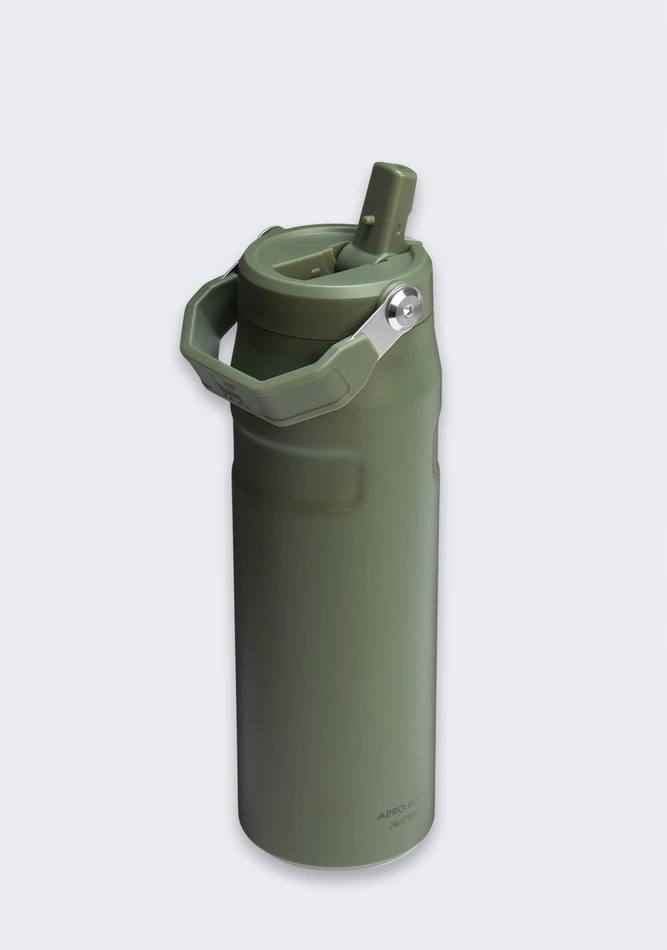 Stanley Termosas su šiaudeliu &bdquo;The IceFlow Bottle Flip Straw 2.0&ldquo; 0,71 l, tamsiai žalias