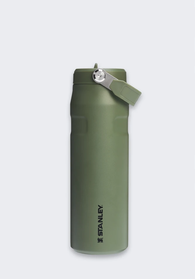 Stanley Termosas su šiaudeliu &bdquo;The IceFlow Bottle Flip Straw 2.0&ldquo; 0,71 l, tamsiai žalias