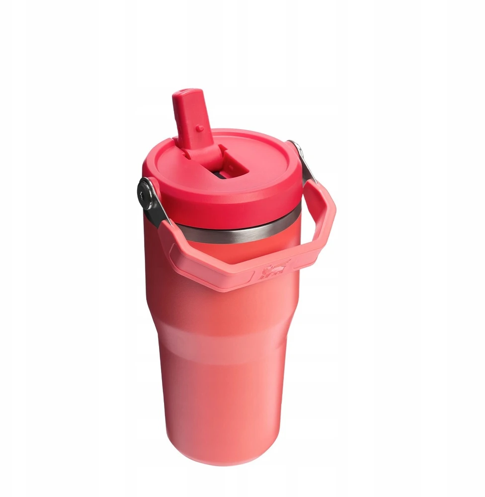 Stanley termosinis puodelis The Iceflow Flip Straw, 600 ml, oranžinis