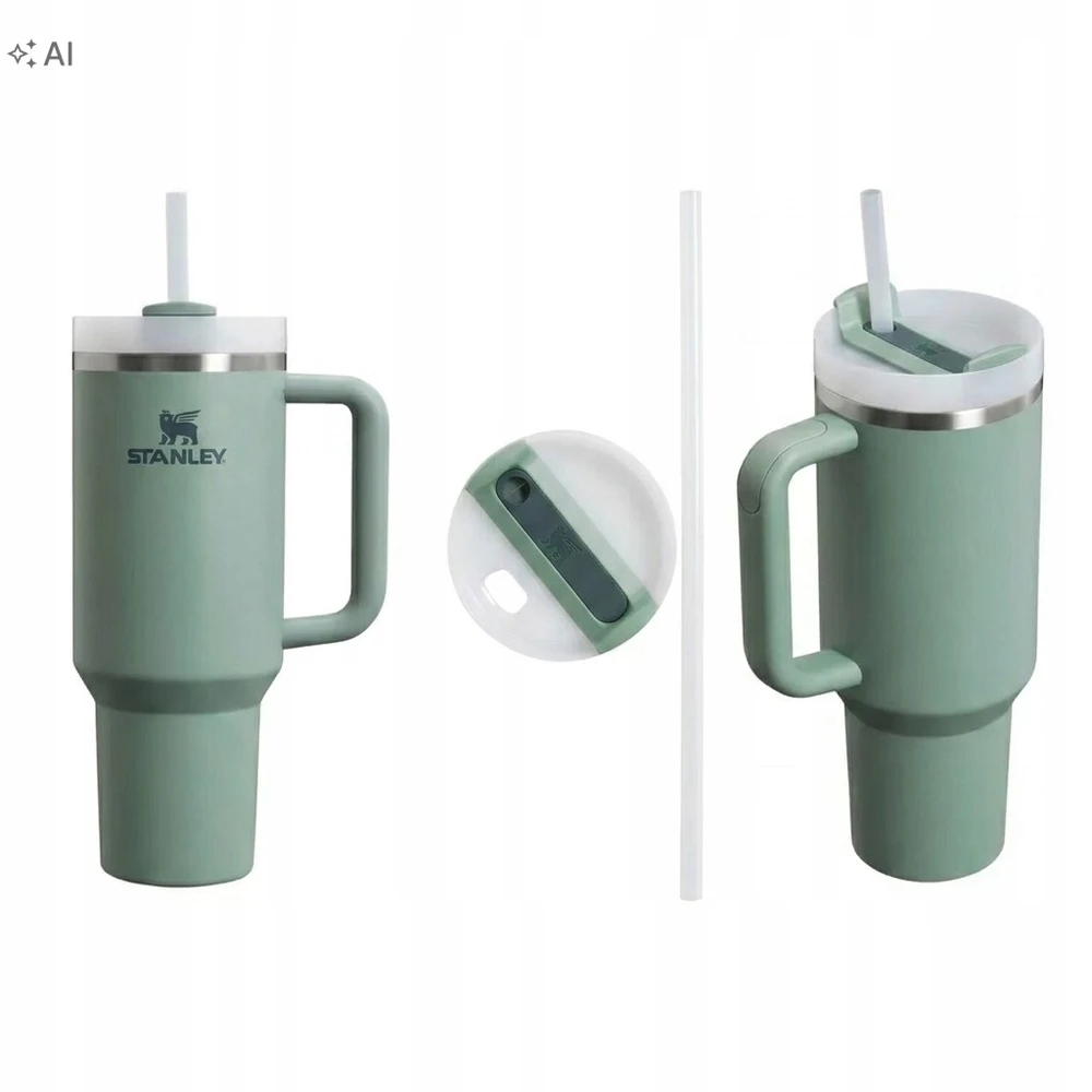 Gertuvė Stanley Quencher H2.O Tumbler 1.18L - Žalsva