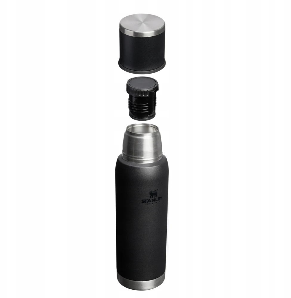 Stanley The Adventure To-Go Bottle 1L 28108190087, 1L, nerūdijantis plienas, išlaiko karštus gėrimus iki 25h, šaltus iki 27h