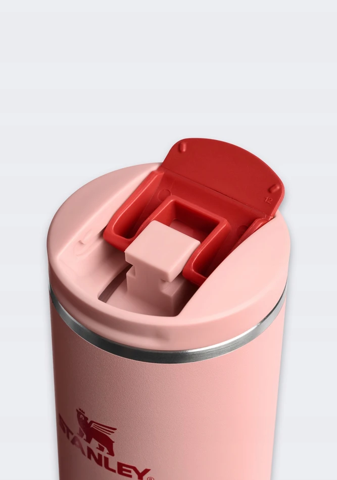 Stanley Transit Fliptop Peach Rose Thermo Mug, 0.35L