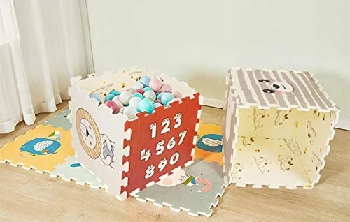Star Ibaby MATA DLA NIEMOWLĄT BABIFY ANIMALS 165x165x1,5 CM Dėlionė EDUKACYJNE