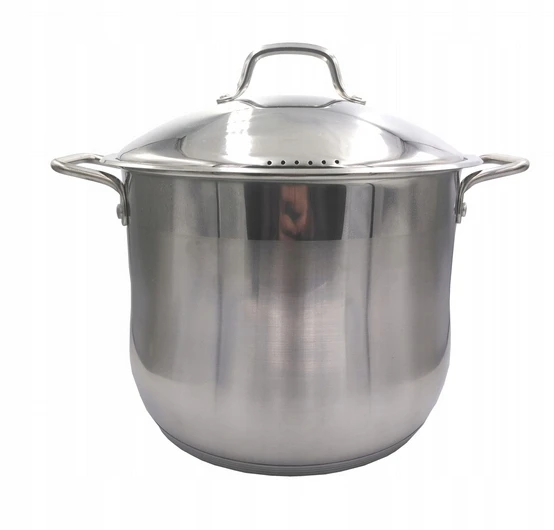Starke Pro Gastro puodas 20l, daugiasluoksnis dugnas, su dangčiu