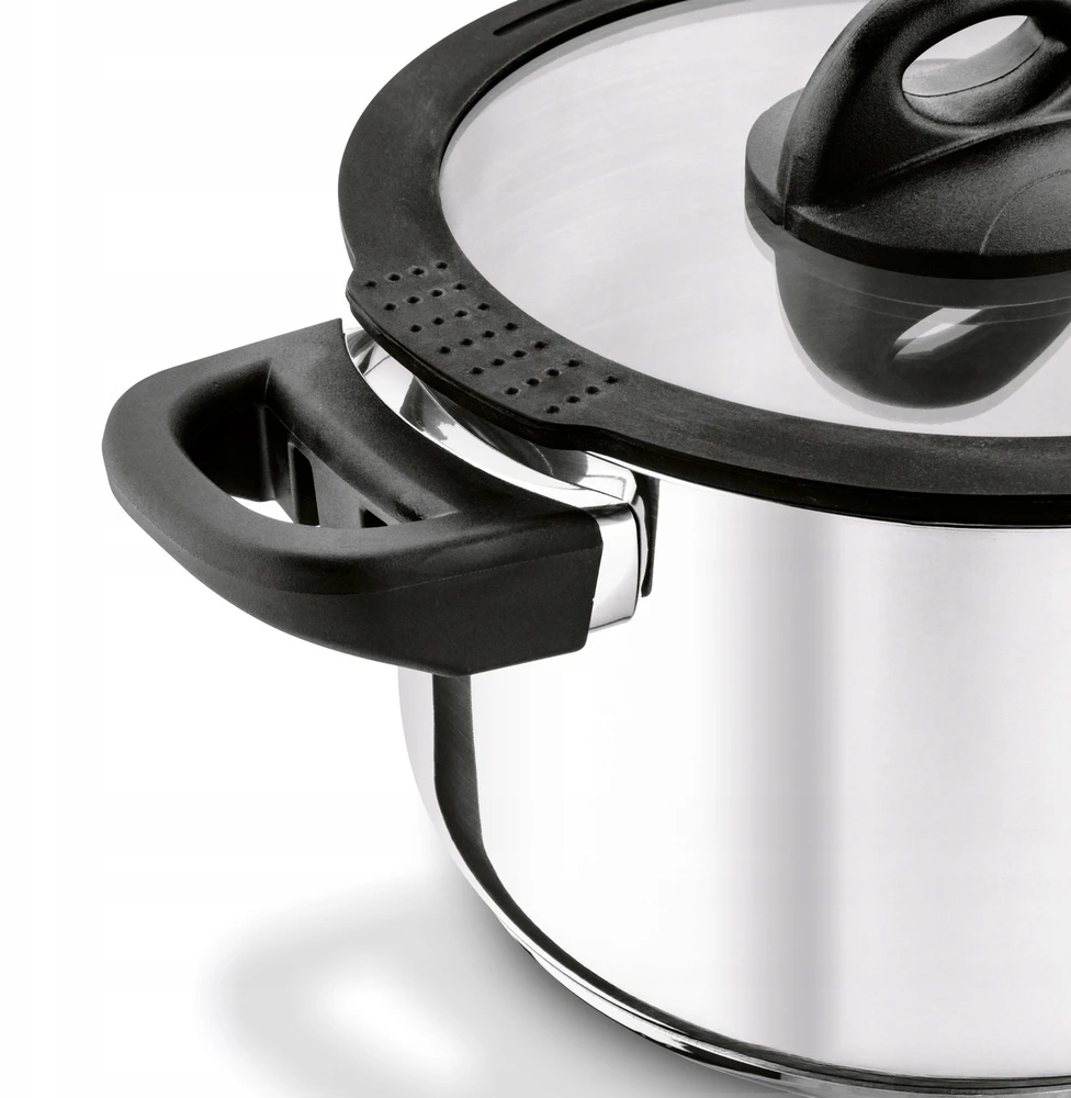 Starke Pro Sante puodas 2,7l, 18cm, nerūdijančio plieno, su stikliniu dangčiu