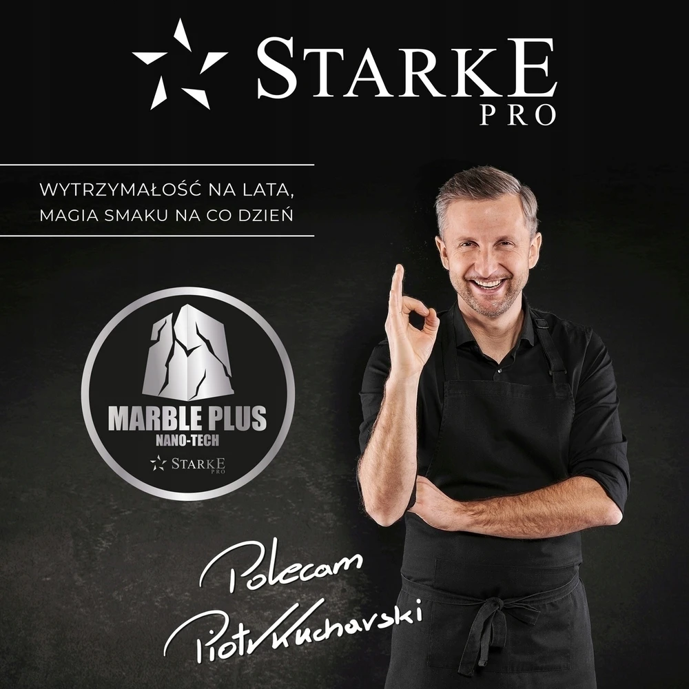 Starke Pro SAWEL INDUCTION MARBLE puodas mažas puodas 1,4L Celebrity Marble