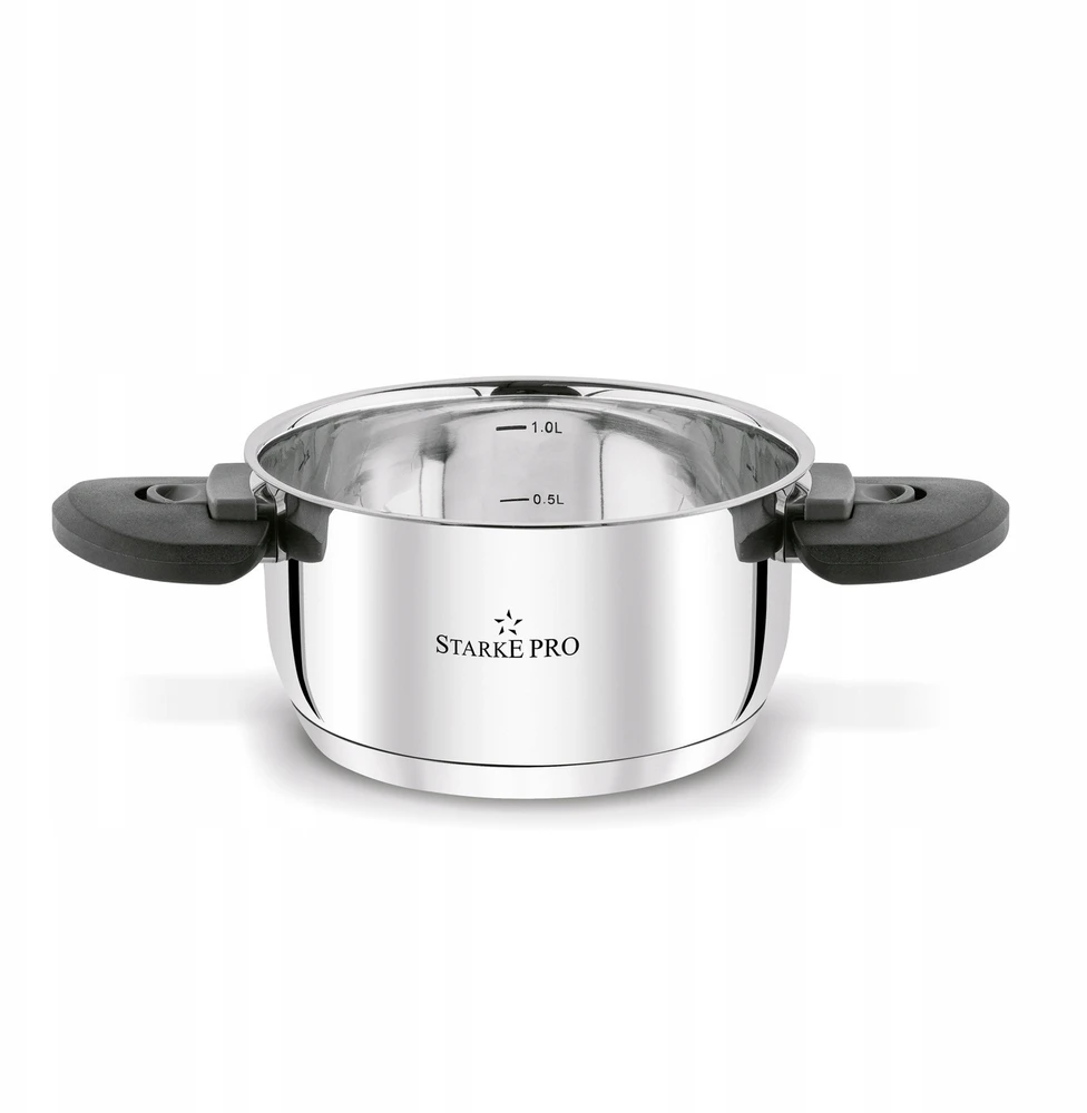 Starke Pro Secare 1,5l puodas su sulankstoma rankena, 16cm