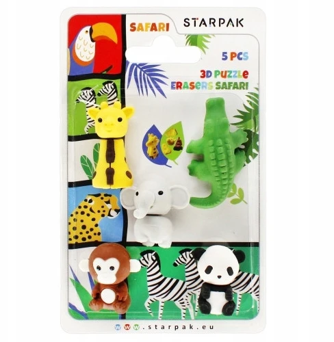 Starpak 3d Safari trintukai, 5 vnt.