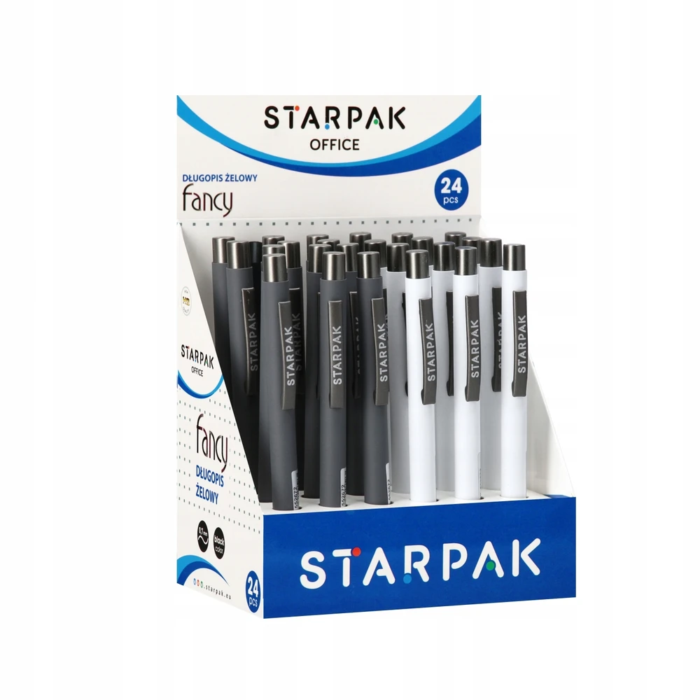 Starpak Automatinis rašiklis 0.7mm mėlynas, 2 vnt. rinkinys