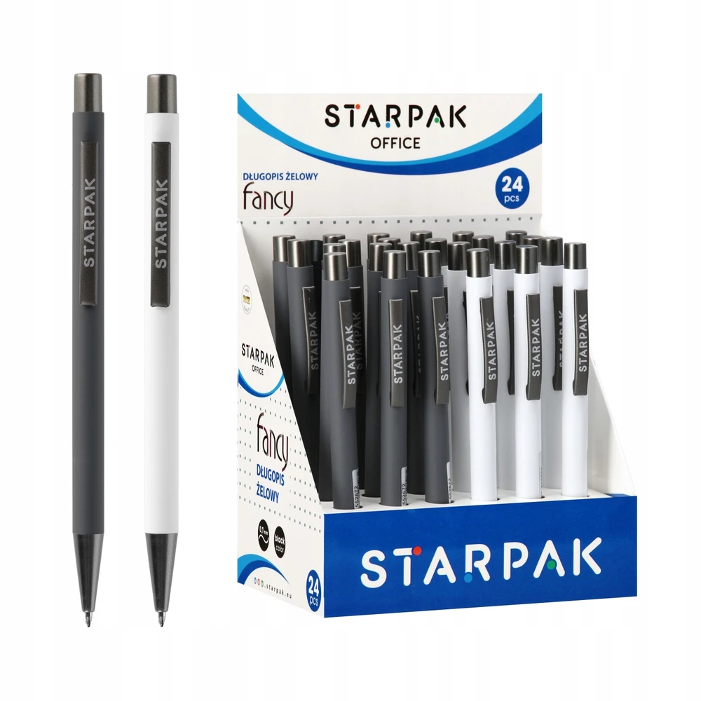 Starpak Automatinis rašiklis 0.7mm mėlynas, 2 vnt. rinkinys