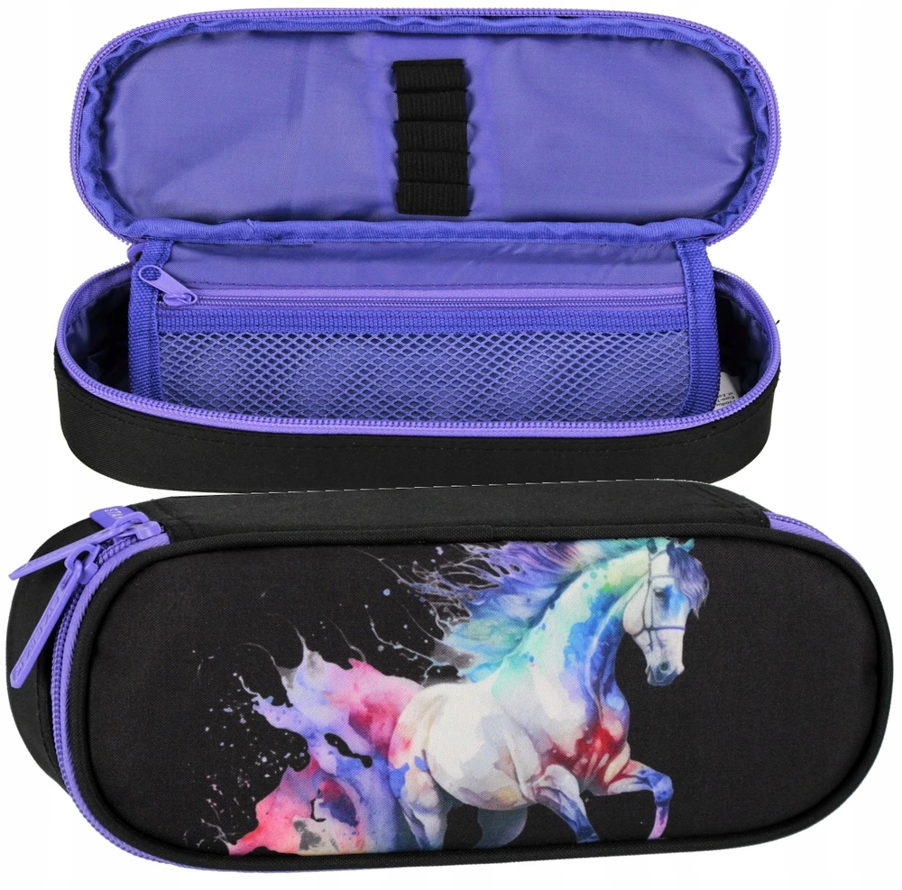 Starpak "cuties Horses" rašiklinė-kosmetinė, 1 užtrauktukas