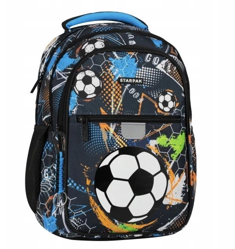 Starpak Futbolo kuprinė 24l, daugiaspalvė, 38x25x18 cm