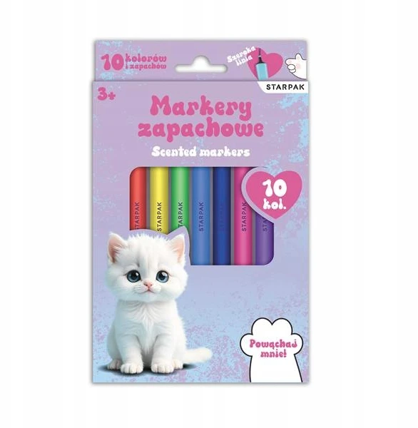 Starpak Markery zapachowe. Baltas kotek