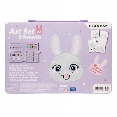Starpak Menų rinkinys 68 vnt. "rabbit" - Vaikams