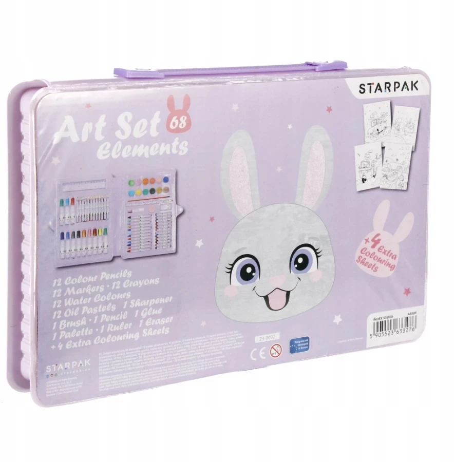 Starpak Menų rinkinys 68 vnt. "rabbit" - Vaikams