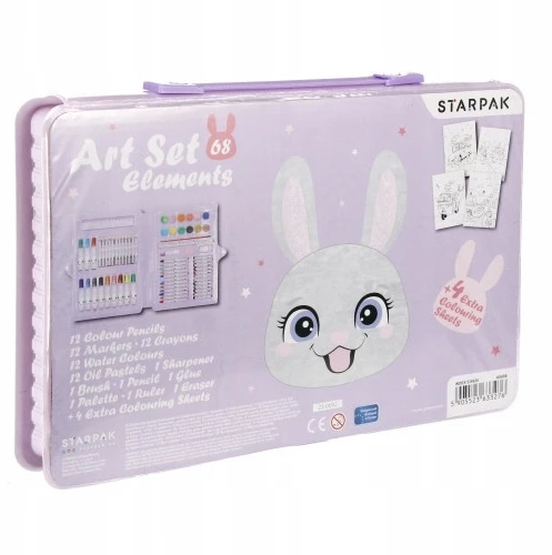 Starpak Menų rinkinys 68 vnt. "rabbit" - Vaikams