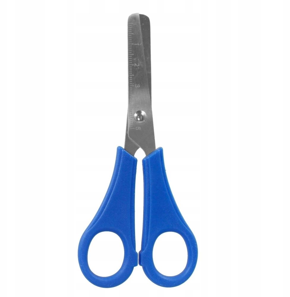 Starpak Metalinės mokyklinės žirklės su liniuote, 13,5 cm