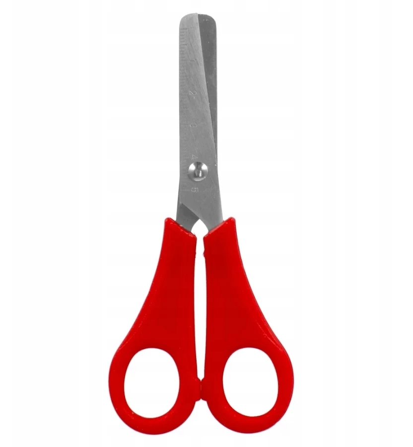 Starpak Metalinės mokyklinės žirklės su liniuote, 13,5 cm