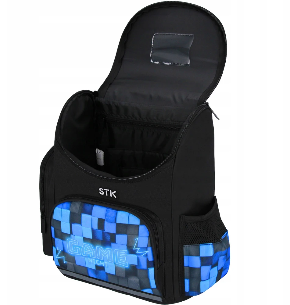 Starpak Mokyklinė kuprinė berniukui, ergonomiška, "Pixel" žaidimų tematika, (pradinukams)