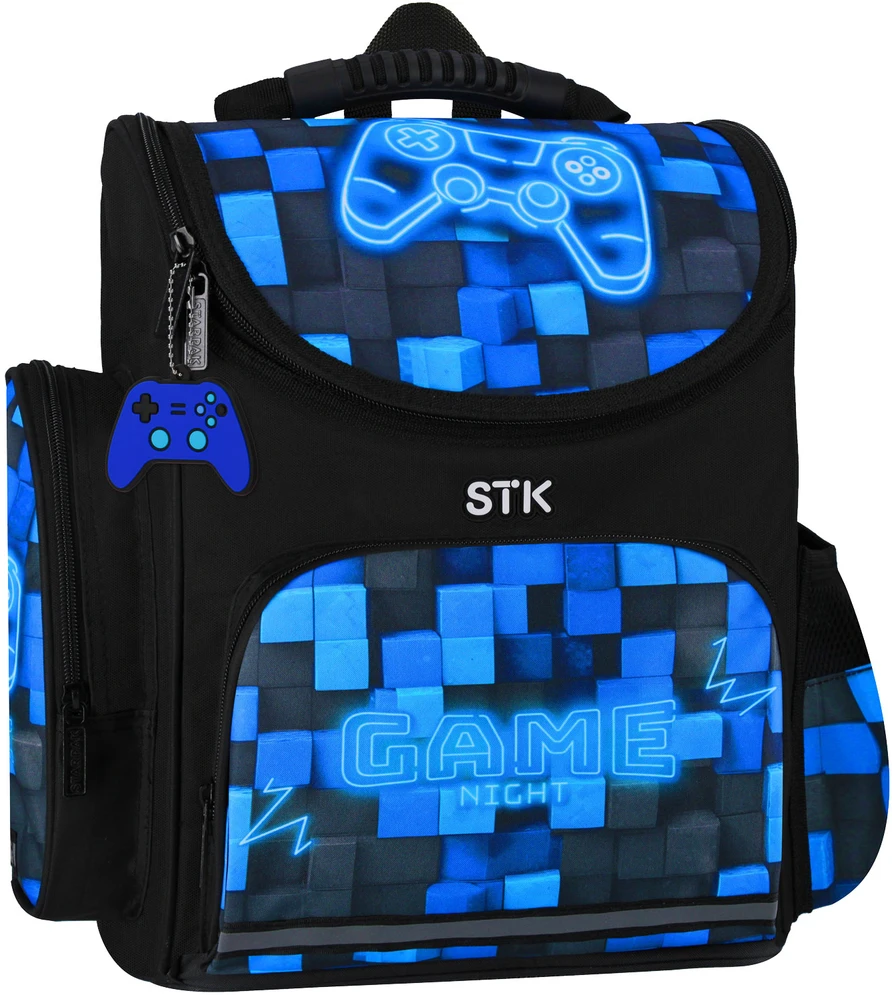 Starpak Mokyklinė kuprinė berniukui, ergonomiška, "Pixel" žaidimų tematika, (pradinukams)