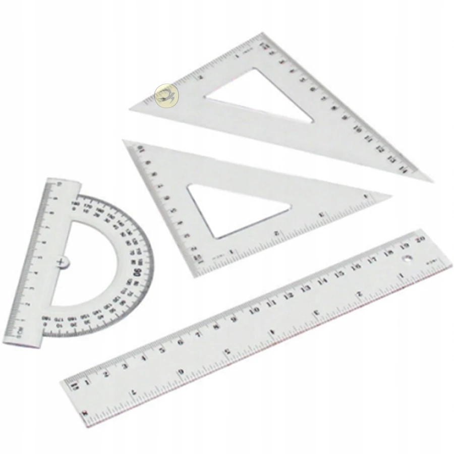 Starpak Mokyklinis geometrinis rinkinys 4 elementai