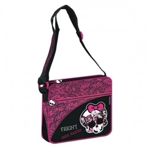 Starpak MONSTER HIGH CZASZKA TOREBKA LISTONOSZKA SUWAK KREPŠYS ŚREDNIA
