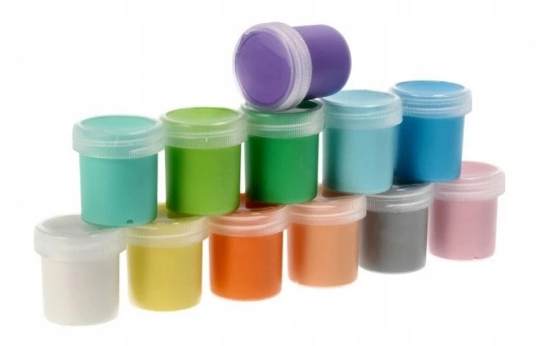 Starpak plakato dažai, 12 spalvų, 20ml, pasteliniai