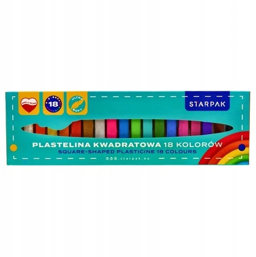 Starpak Plastilinas, 18 spalvų