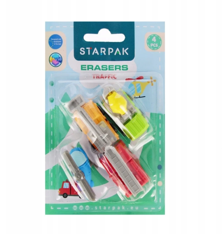 Starpak trintukai 4 vnt. transporto priemonės