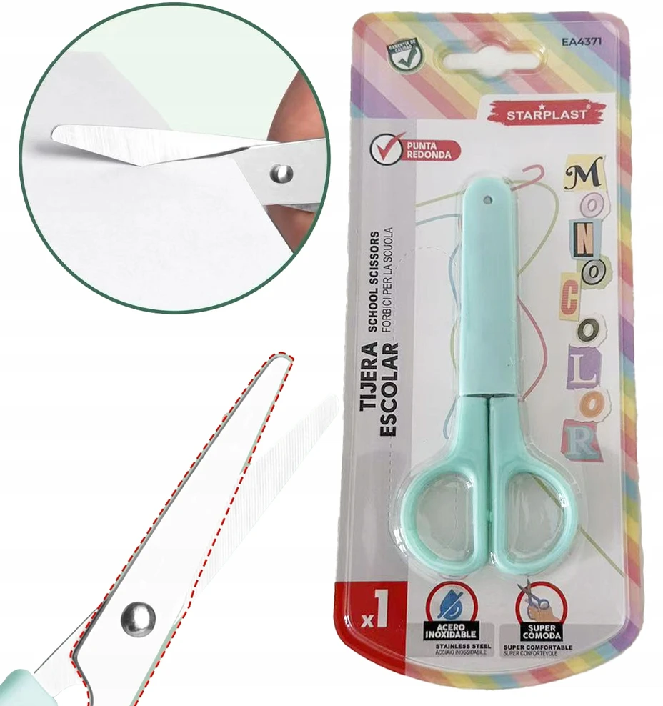 Starplast MOKYKLINĖS ŽIRKLĖS SU dangteliu, įvairiaspalvės